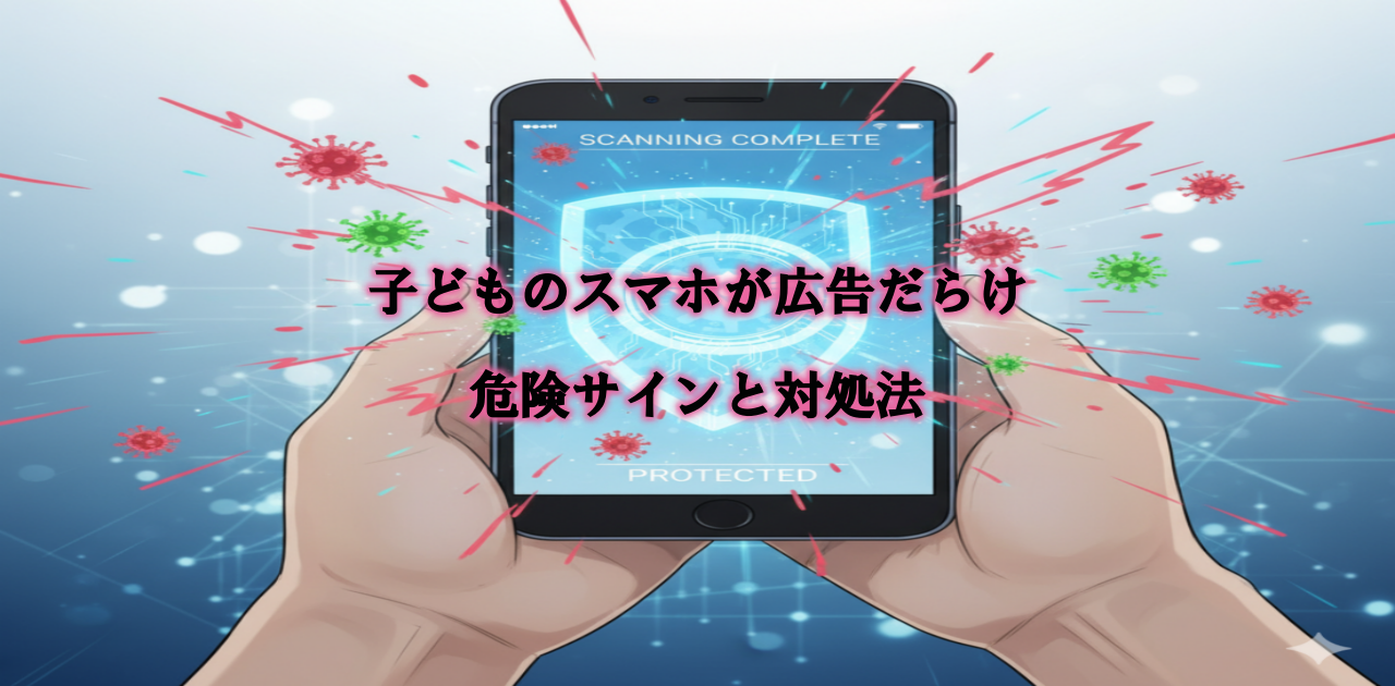 子供のスマホが広告だらけ…危険サインと対処法