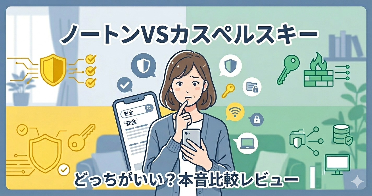 ノートンとカスペルスキー